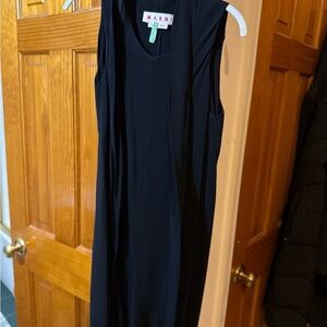 Marni Midnight Blue Sleeveless Midi Dress